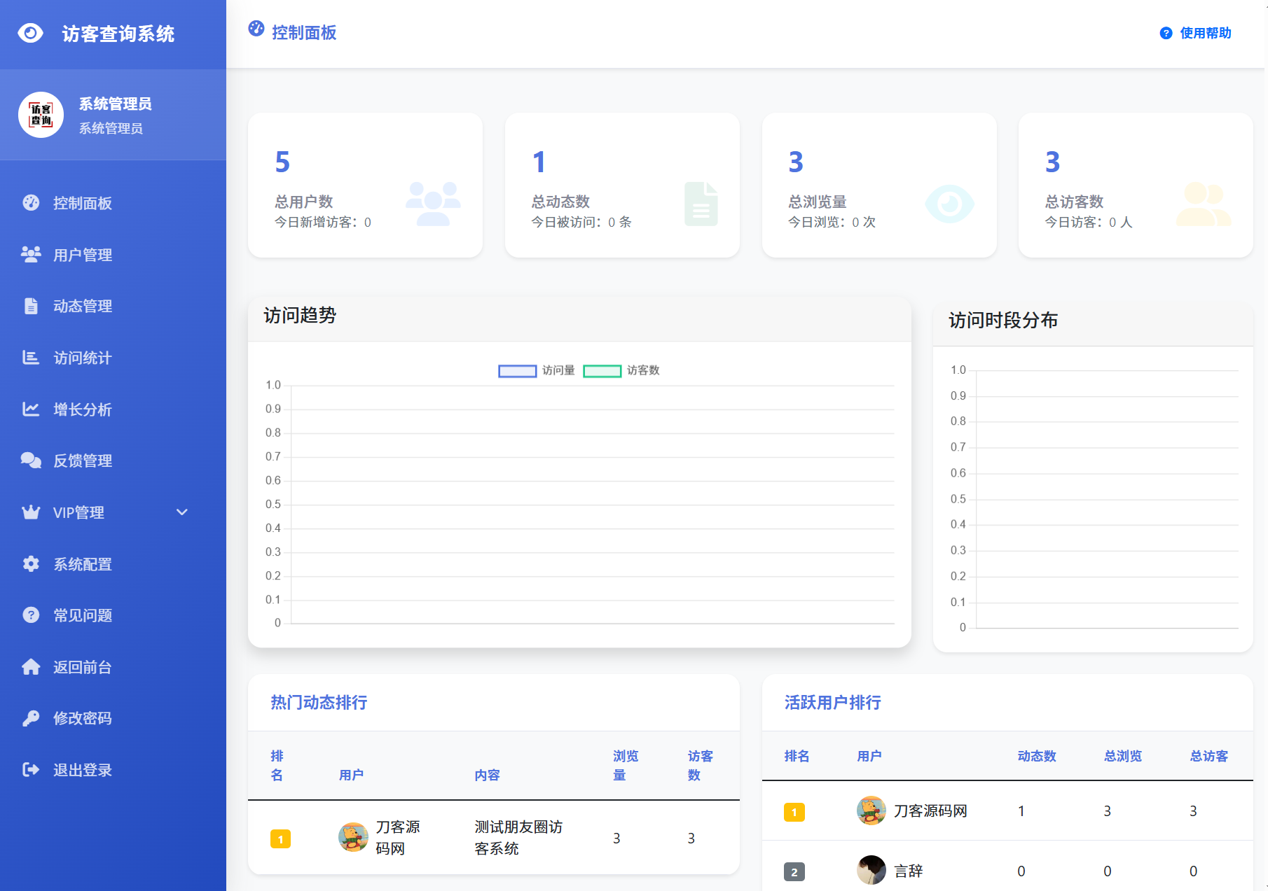 最新UI微信朋友圈访客记录系统修复版源码｜免认证无限回调+付费VIP完整方案